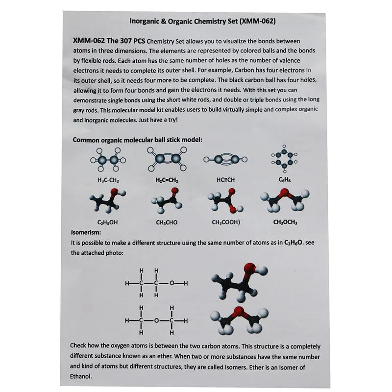 Suitable For High School Teachers And Students Molecular Model Set Universal And Organic Chemistry  Molecular Modelling Teach