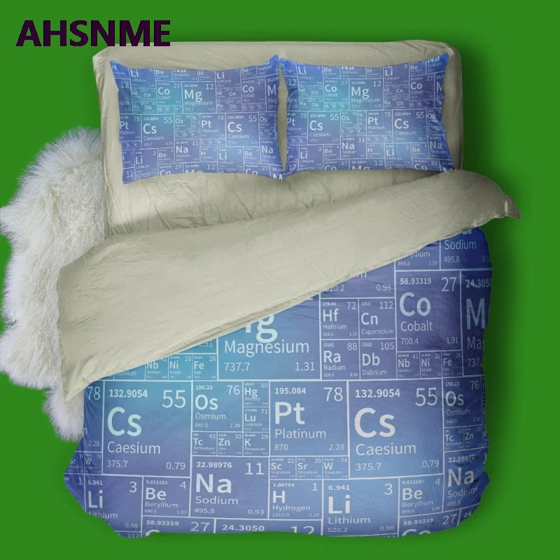 Periodic Table of Elements Quilt cover Set