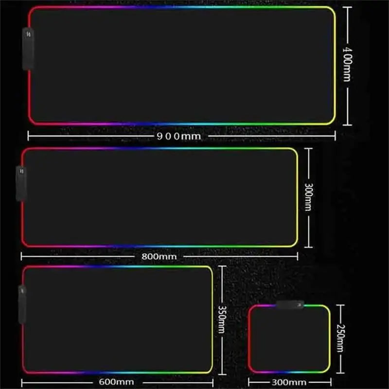 Hot selling items Periodic Table of the Elements Mouse Pad Gamer RGB Gaming Large Keyboard Mat LED Light Desk Pad Computer Pads