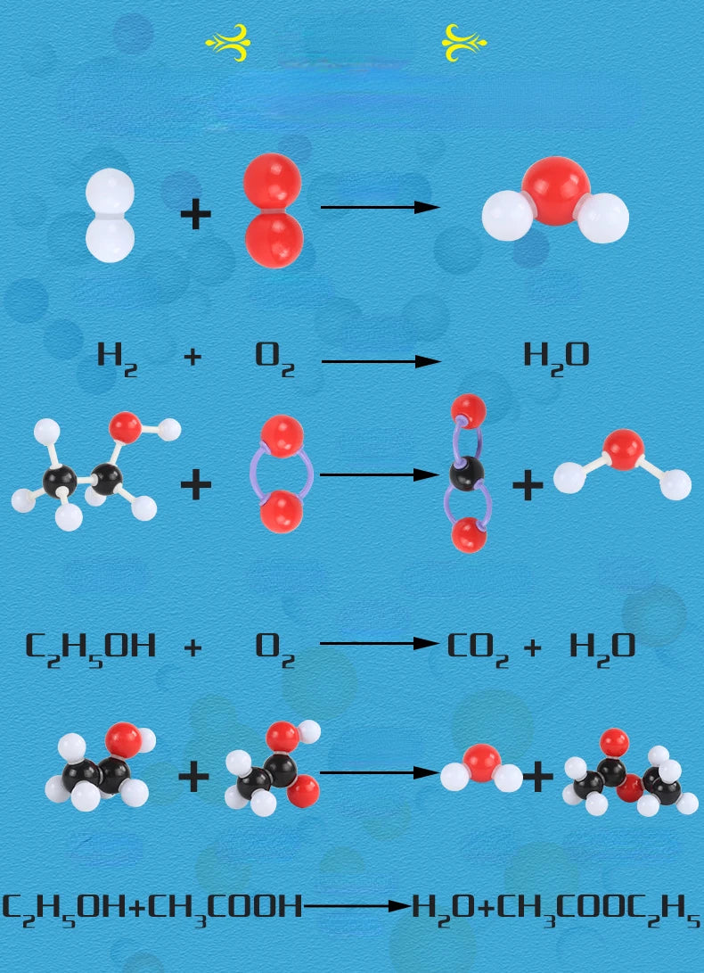 1 Box Chemical Molecular Structure Model Set